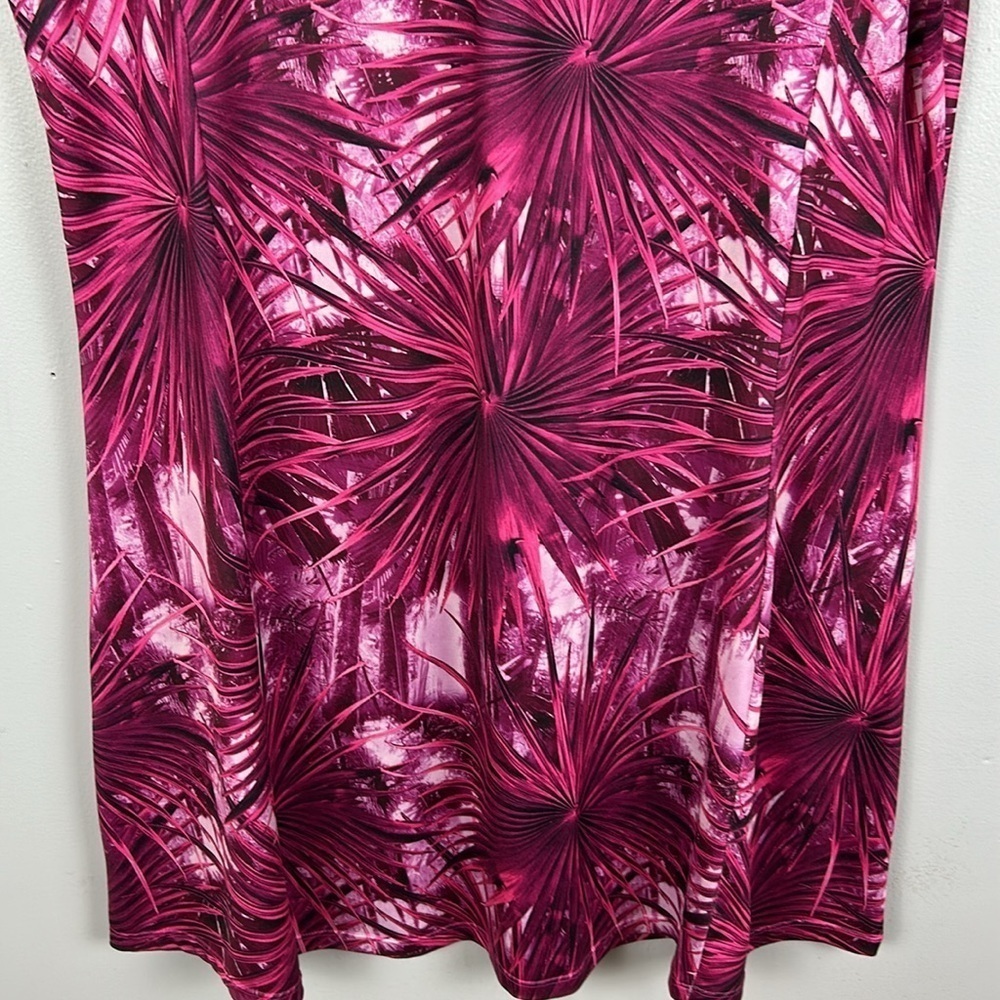 Reel Legends Tropical Performance Keep It Cool Short Sleeve Dress XL Pink - Picture 4 of 11